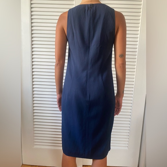 Vintage Ralph Lauren Navy Dress - Picture 4 of 8